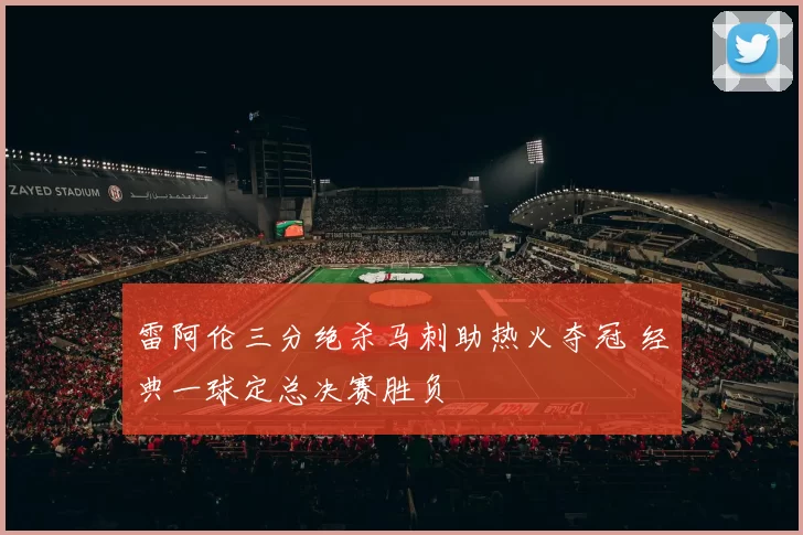 雷阿伦三分绝杀马刺助热火夺冠 经典一球定总决赛胜负